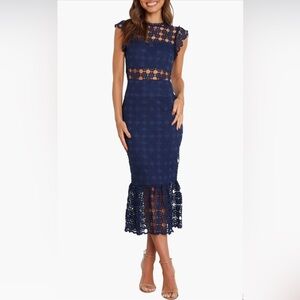 Petal & Pup Lauren Lace
Overlay Dress (Navy)